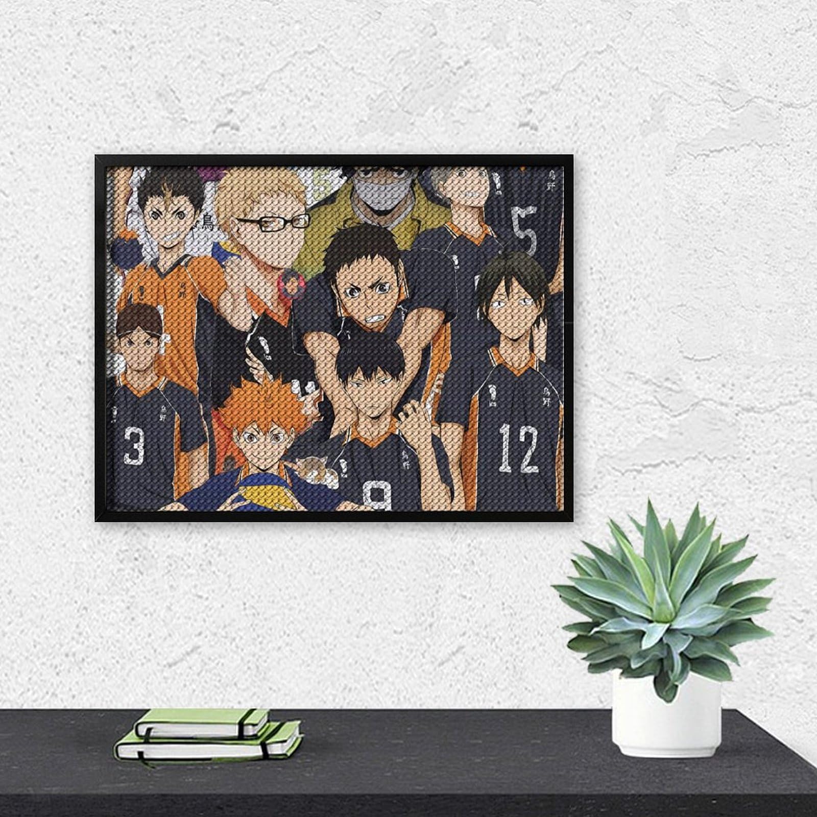 Amazon | ハイキュー!! ダイヤモンドの絵画 ビーズ絵画 ビーズ